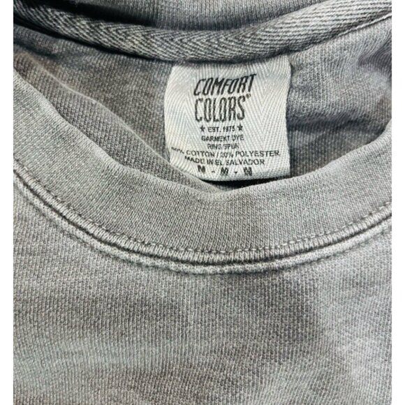 Comfort Colors Gray Sweatshirt Size Medium “I Wish My Facial….” - Picture 2 of 3